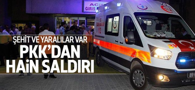 Bingöl'de zırhlı polis aracına hain saldırı