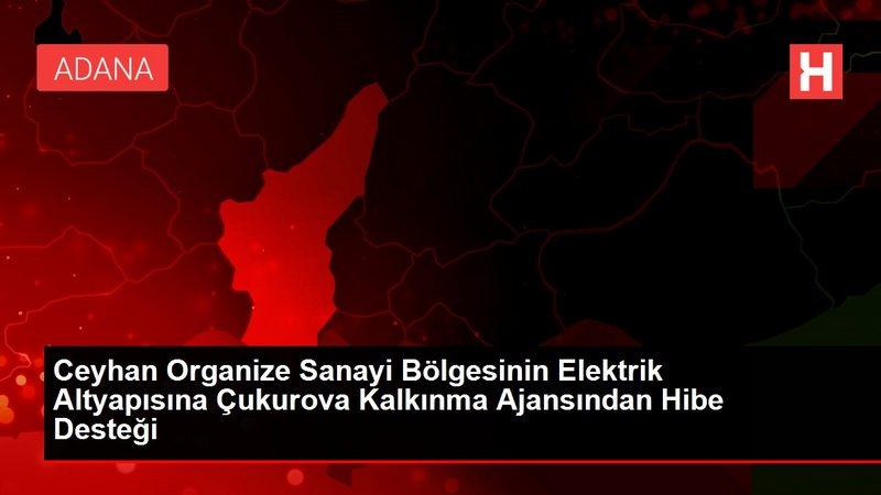 Ceyhan Organize Sanayi Bölgesinin Elektrik Altyapısına Çukurova Kalkınma Ajansından Hibe Desteği