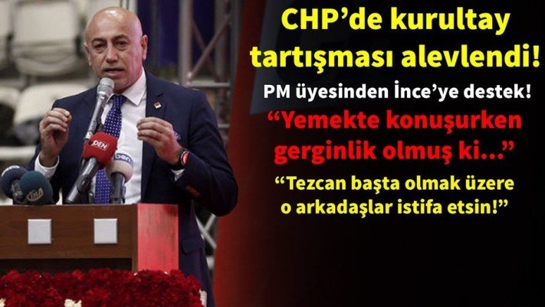 CHP PM üyesinden Muharrem İnce`ye destek!