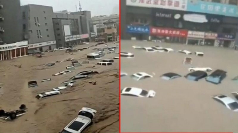 Çin`de sel felaketi! En az 12 kişi öldü, 100 binin üzerinde kişi ise tahliye edildi