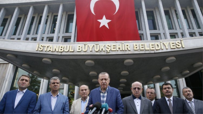 Cumhurbaşkanı Erdoğan'dan İBB'ye ziyaret!