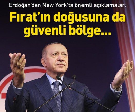 Cumhurbaşkanı Erdoğan`dan New York`ta önemli açıklamalar