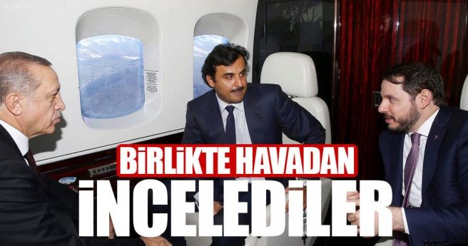 Cumhurbaşkanı Erdoğan, Katar Emiri`ni Trabzon`da karşıladı