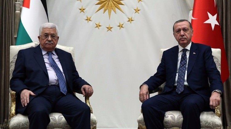 Cumhurbaşkanı Erdoğan Mahmud Abbas ile görüştü