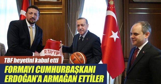 Cumhurbaşkanı Erdoğan TBF heyetini kabul etti