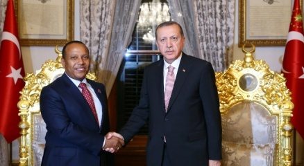 Cumhurbaşkanı Erdoğan, Trovoada?yı kabul etti