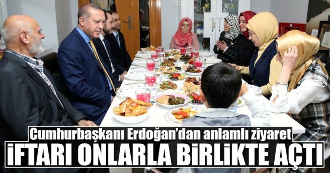 Cumhurbaşkanı Erdoğan`dan anlamlı ziyaret