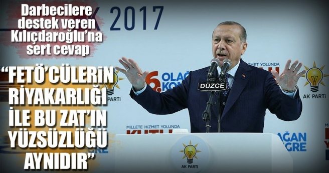 CUMHURBAŞKANI ERDOĞAN`DAN KILIÇDAROĞLU`NA SERT TEPKİ!