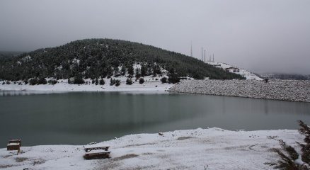 Derbent beyaza büründü