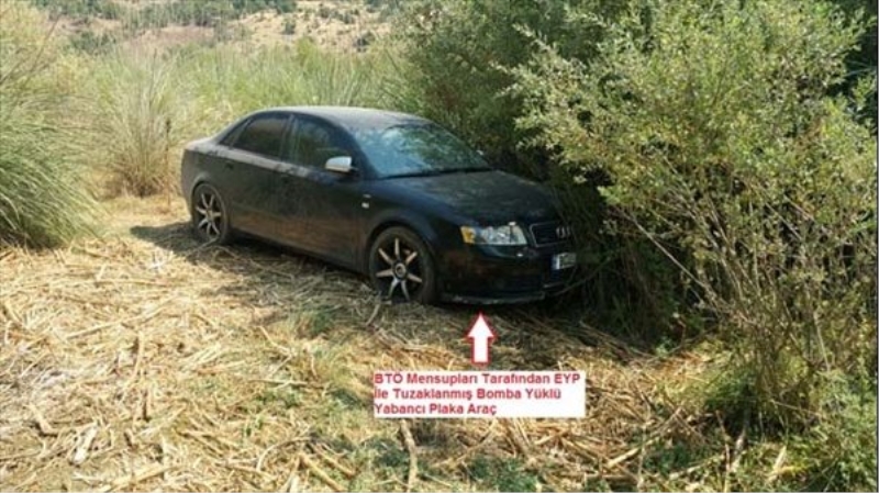 Diyarbakır`da bomba yüklü araç yakalandı