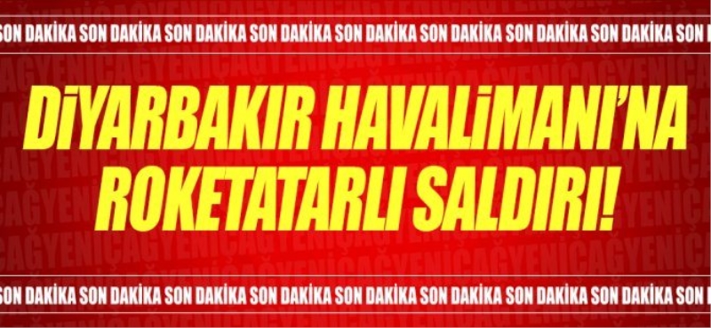 Diyarbakır Havalimanı'da Polis Noktasına Roketatarla Saldırı!