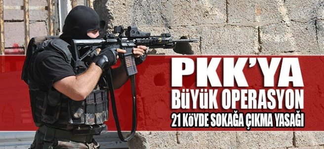 Diyarbakır`da PKK`ya büyük operasyon!