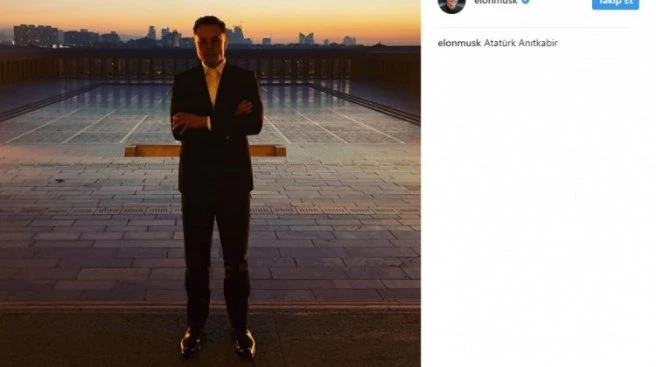 Elon Musk, Anıtkabir`i ziyaret etti