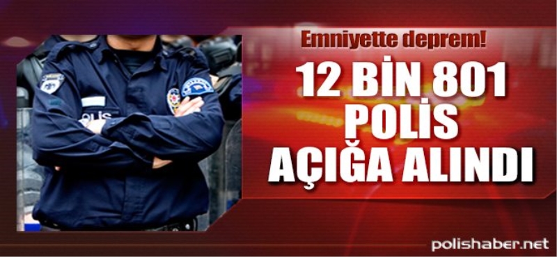 Emniyet'te FETÖ operasyonu: 12 bin 801 polis açığa alındı
