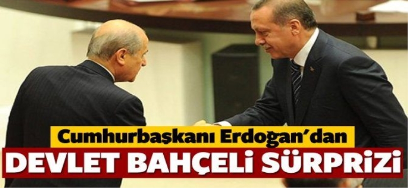 Erdoğan'dan büyük sürpriz!