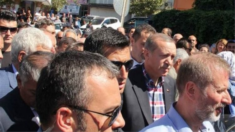 Erdoğan'dan eniştesine taziye ziyareti