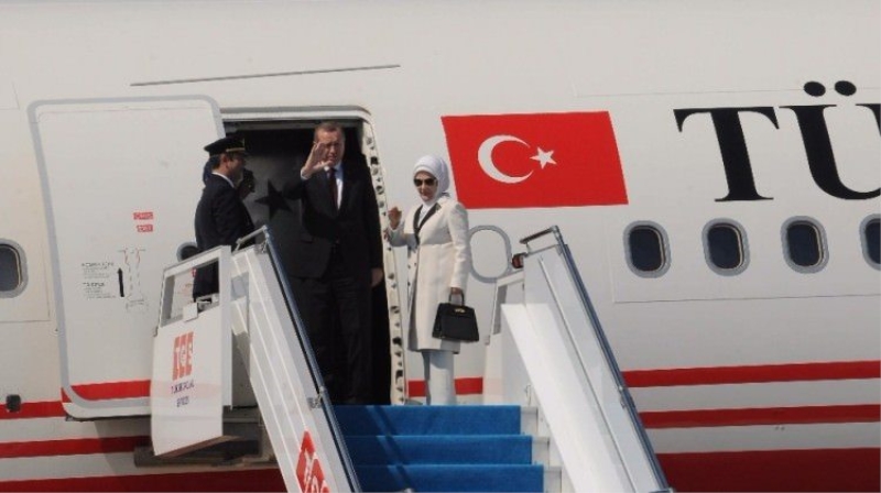 Erdoğan'ın uçağında sürpriz isim