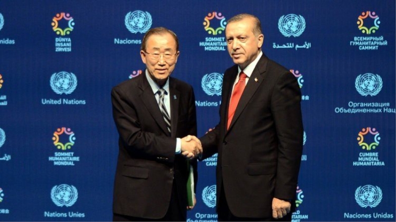 Erdoğan Ban Ki-Moonla görüştü