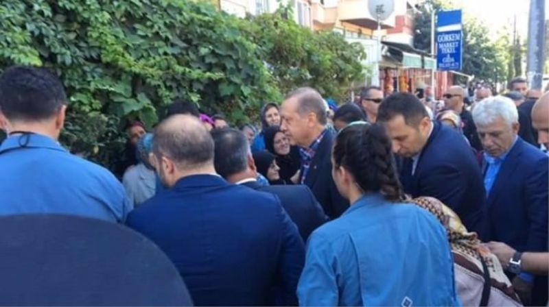 Erdoğan, cenaze için Balıkesir'de