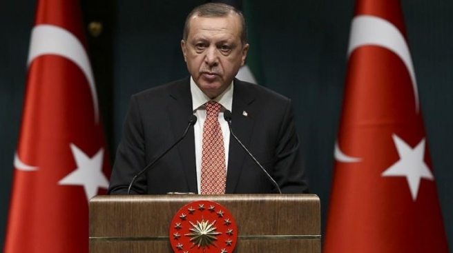 Erdoğan`dan şehit ailelerine başsağlığı