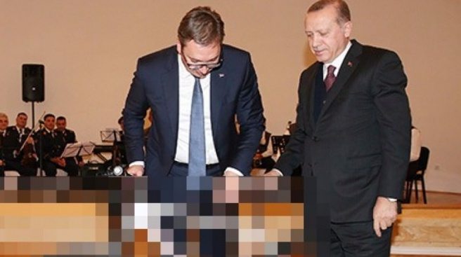 Erdoğan`dan Sırp lidere sürpriz hediye