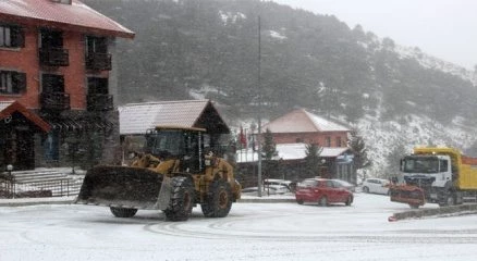 Erzurum?da kar yağışı başladı