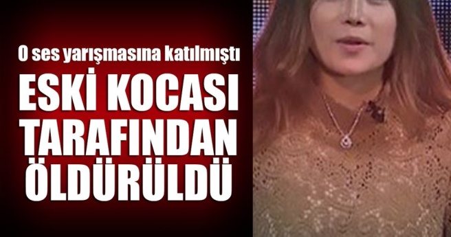 Eski kocası tarafından öldürüldü!