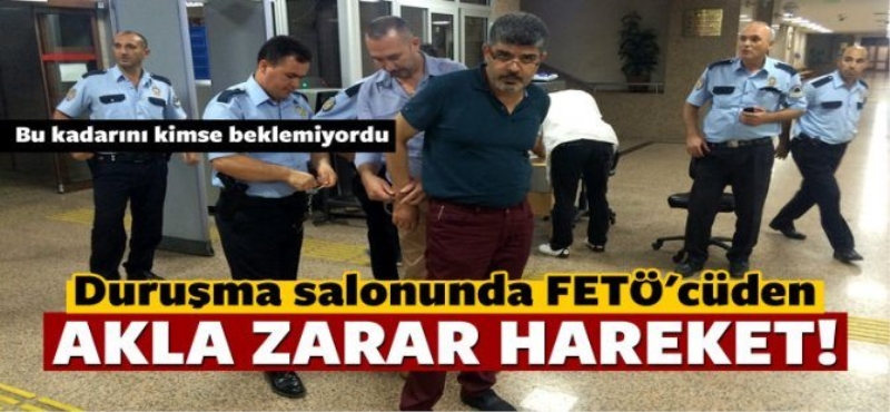 FETÖ'cü duruşma salonunda Öyle birşey Yaptıki?