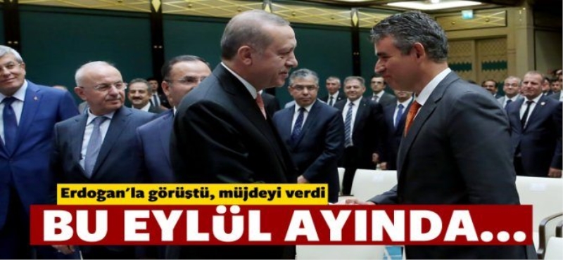 Feyzioğlu Erdoğan'la görüşmesi sonrası müjdeyi verdi!