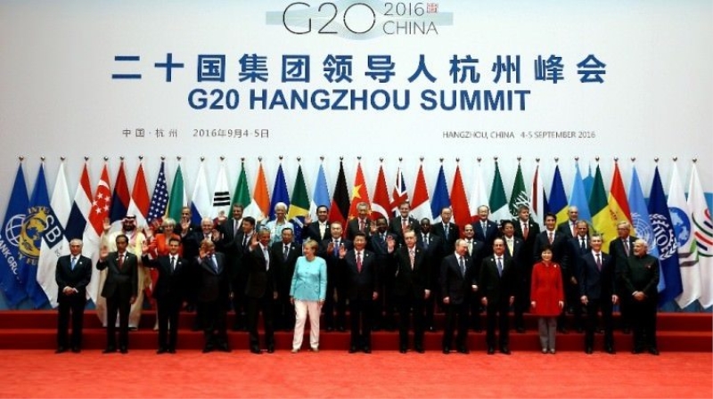 G20 aile fotoğrafı çekildi