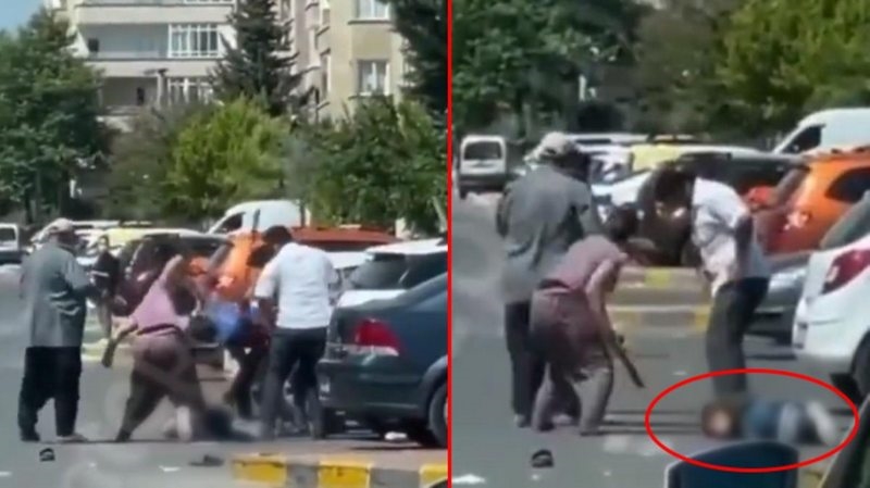 Gaziantep`te sokak ortasında vahşet! 5 kişi aralarına aldıkları adamı bıçak ve sopalarla linç etti