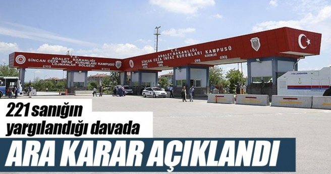 `Genelkurmay Karargahı` davasında ara karar açıklandı