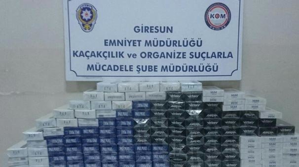 Giresun`da sigara kaçakçılarına geçit yok