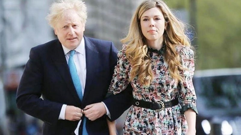 Gizlice evlenen İngiltere Başbakanı Boris Johnson`ın nikahından ilk kare