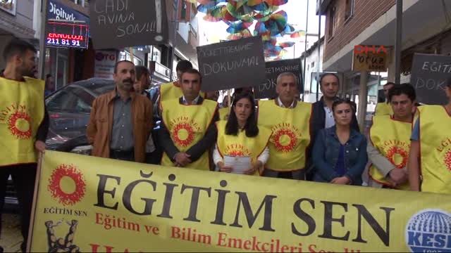 Hakkari`de Eğitim-Sen`den Açığa Alma Tepkisi