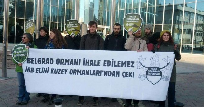 Haliç-Kemerburgaz dekoviline protesto: `Belgrad Ormanı`nın sonunu getirecek`