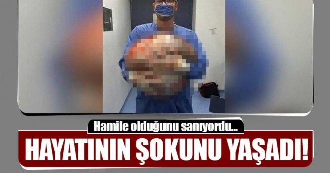 Hamile olduğunu düşünüyordu, doktora gittiğinde büyük şok yaşadı!