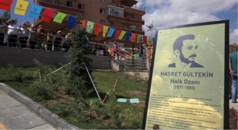 Hasret Gültekin Parkı Dünya Barış Günü?nde açıldı