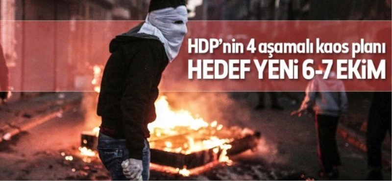 HDP'nin asıl hedefi yeni 6-7 Ekim