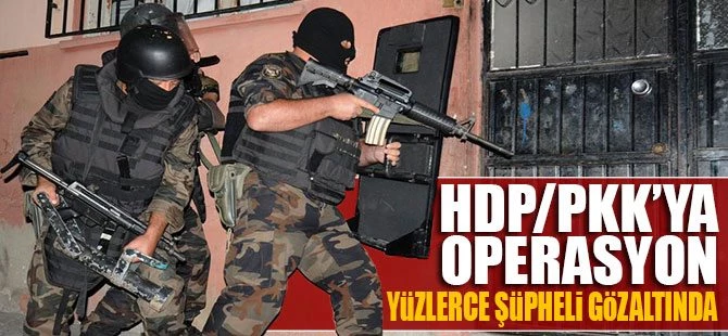 HDP/PKK'ya dev operasyon