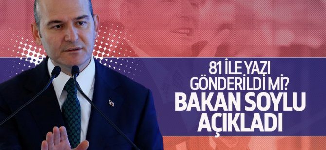 İçişleri Bakanı Soylu'dan açıklamalar