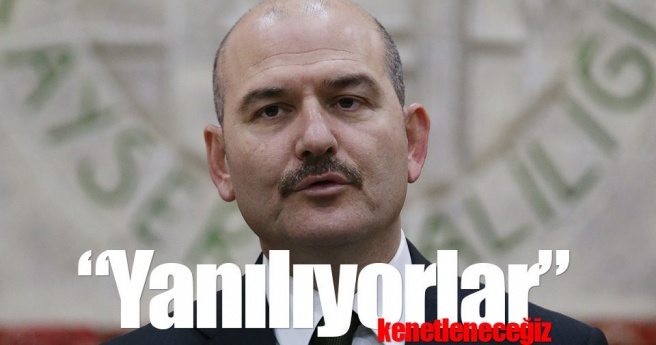 İçişleri Bakanı Soylu: `Kayserililerin ne denli üzgün olduğunu biliyoruz`