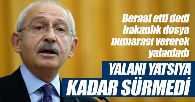 ?İLGEZDİ BERAAT ETTİ? DEDİ, BAKANLIK YALANLADI