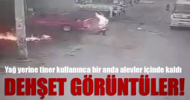 Isınmak isteyen çocuk alevler içinde kaldı