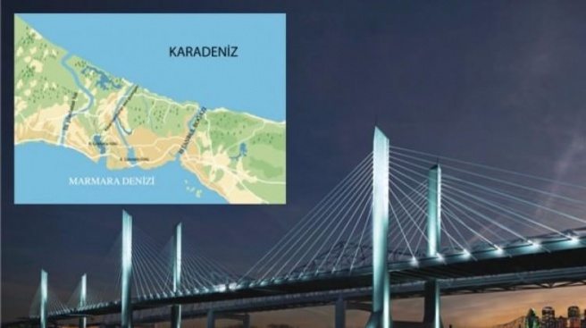 İşte Kanal İstanbul`un genişliği!