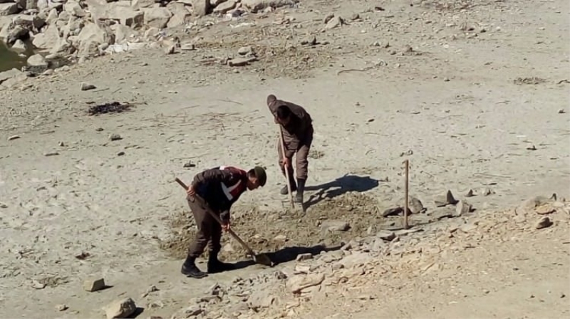 Jandarmayı alarma geçiren kalaşnikof mermileri