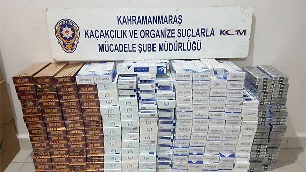 Kahramanmaraş?ta kaçak sigara operasyonu