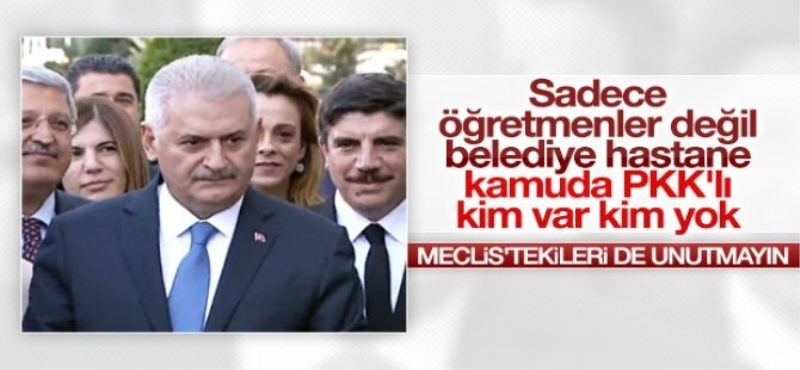 Kamu ve belediyelerde PKK'lı temizliği yapılacak