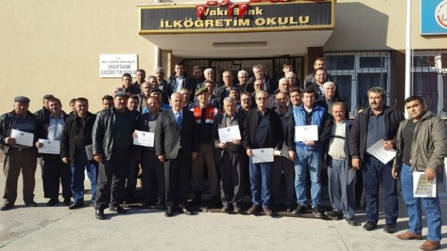 Karpuzlu`da Servis Şoförlerine Eğitim Verildi