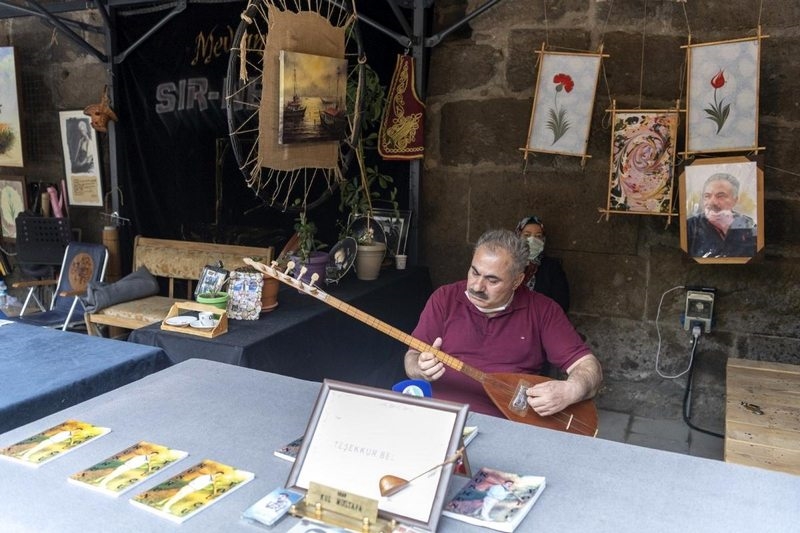 Kayseri`de Sanatçılar Sokağı ziyaretçilerini bekliyor